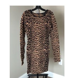 BCBG Max Azria SHEENA leopard dress